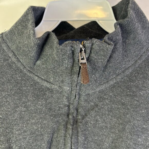 Polo Ralph Lauren Estate Rib Quarter Zip Cotton Sweater - Picture 2 of 7